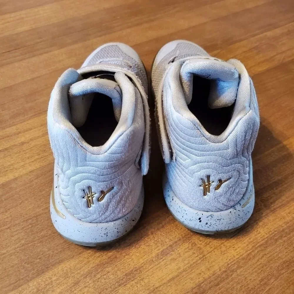 Nike Kyrie 2 Touch Factor Sneakers 6Y Gray Gold Basketball Shoes